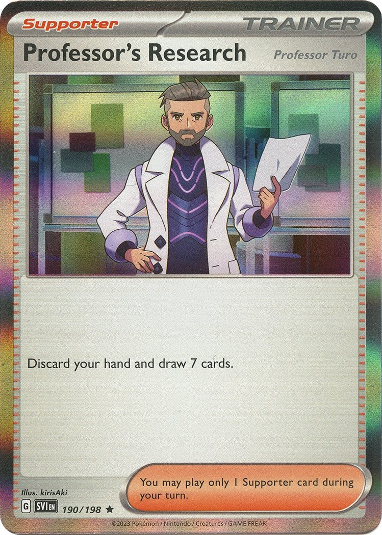 Image for Professor's Research (190/198) (SV01: Scarlet & Violet Base Set) - Pokemon