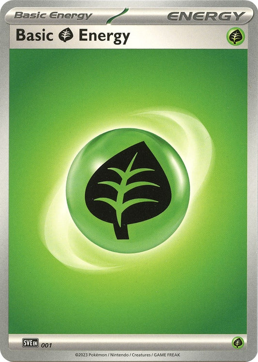 Image for Basic Grass Energy (001) (SV01: Scarlet & Violet Base Set) - Pokemon