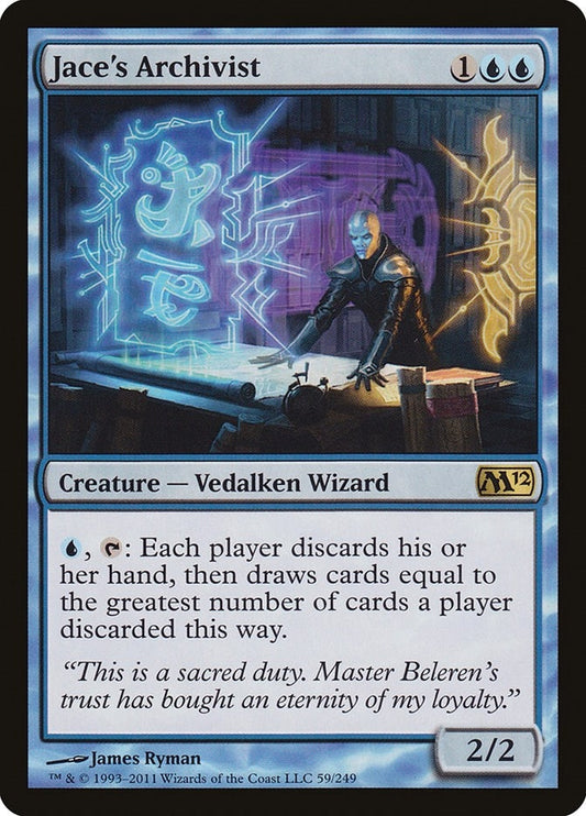 Image for Jace's Archivist (59) (Magic 2012 (M12)) - Magic: The Gathering