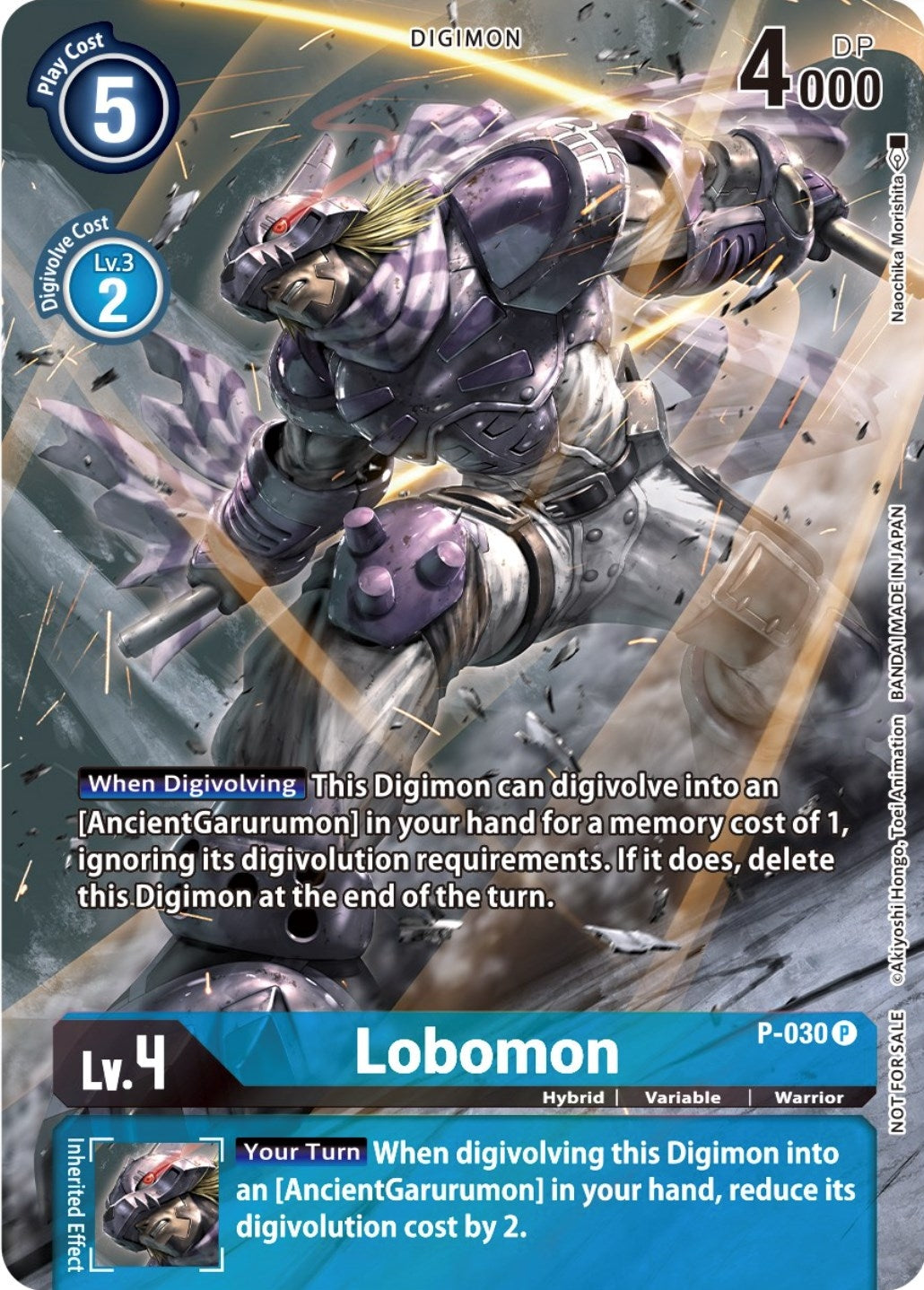 Image for Lobomon - P-030 (2nd Anniversary Frontier Card) (P-030 P) (Digimon Promotion Cards) - Digimon Card Game