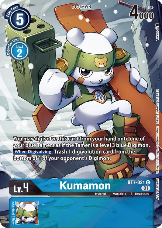 Image for Kumamon (2nd Anniversary Frontier Card) (BT7-021 C) (Next Adventure) - Digimon Card Game