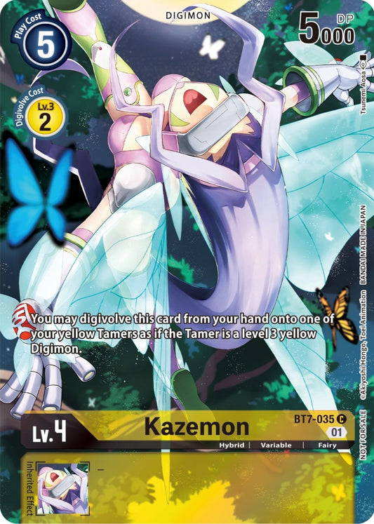 Image for Kazemon (2nd Anniversary Frontier Card) (BT7-035 C) (Next Adventure) - Digimon Card Game
