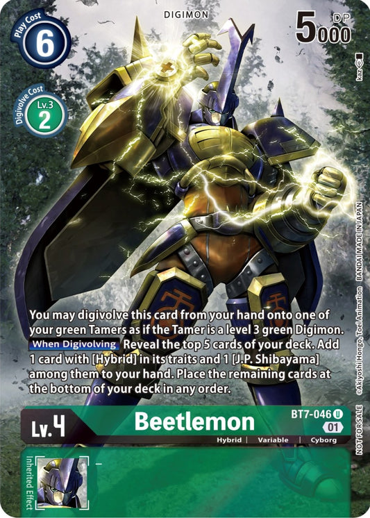 Image for Beetlemon (2nd Anniversary Frontier Card) (BT7-046 U) (Next Adventure) - Digimon Card Game