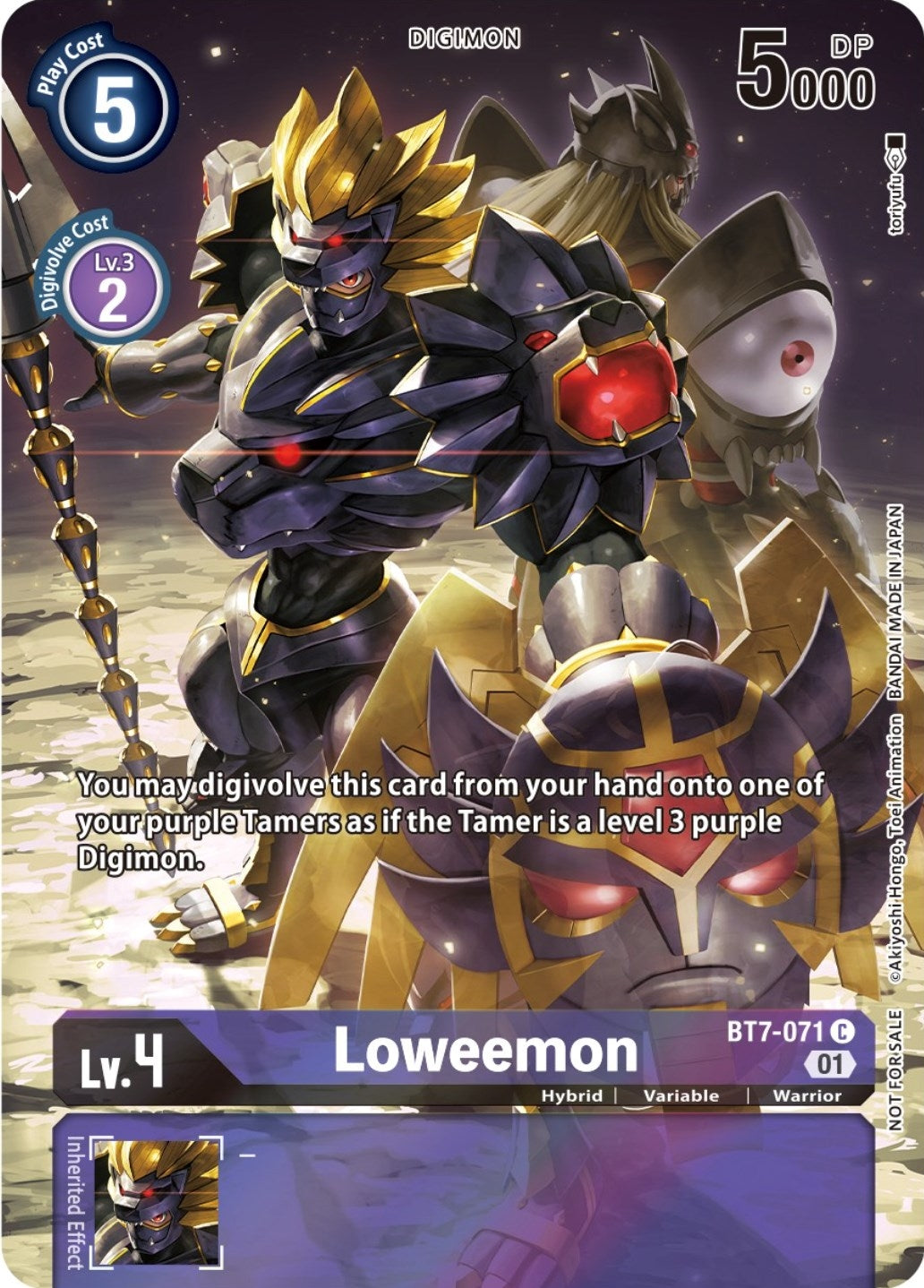 Image for Loweemon (2nd Anniversary Frontier Card) (BT7-071 C) (Next Adventure) - Digimon Card Game