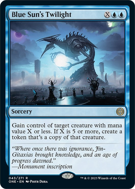 Image for Blue Sun's Twilight (43) (Phyrexia: All Will Be One) - Magic: The Gathering