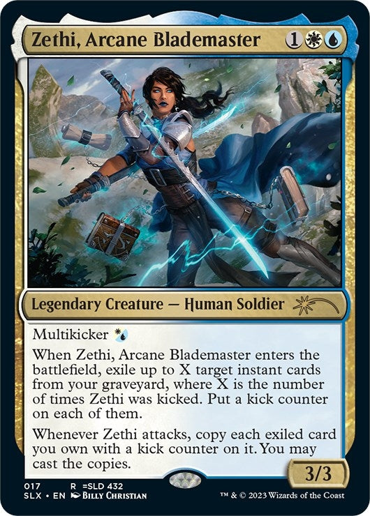 Image for Zethi, Arcane Blademaster (17) (SLX Cards) - Magic: The Gathering