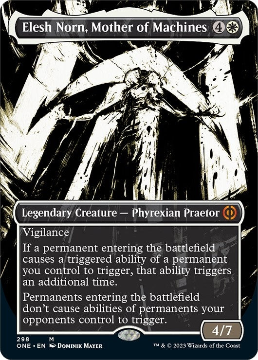 Image for Elesh Norn, Mother of Machines (Showcase) (298) (Phyrexia: All Will Be One) - Magic: The Gathering