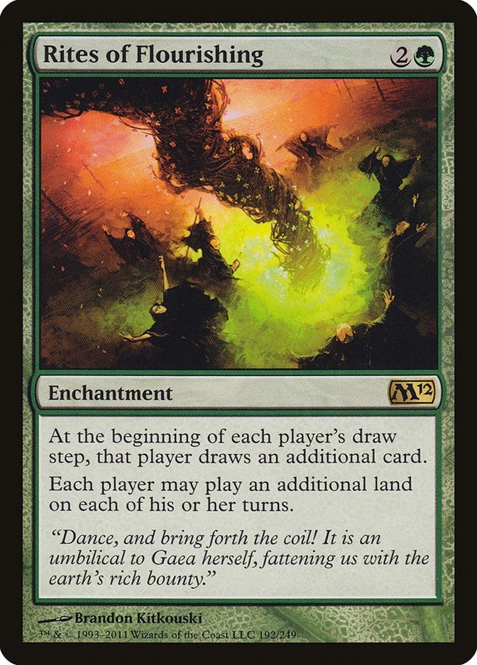 Image for Rites of Flourishing (192) (Magic 2012 (M12)) - Magic: The Gathering