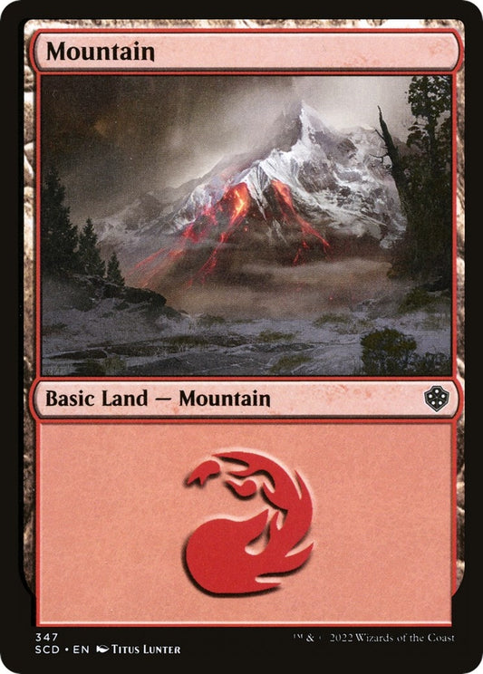 Image for Mountain (347) (347) (Starter Commander Decks) - Magic: The Gathering