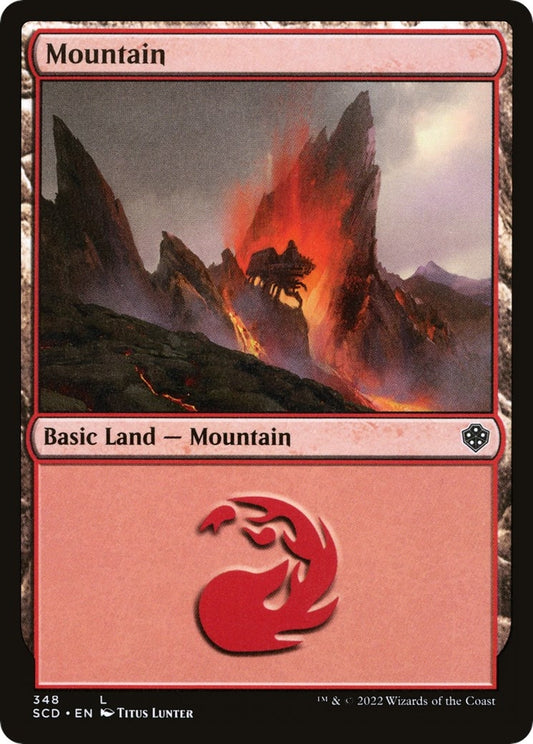 Image for Mountain (348) (348) (Starter Commander Decks) - Magic: The Gathering