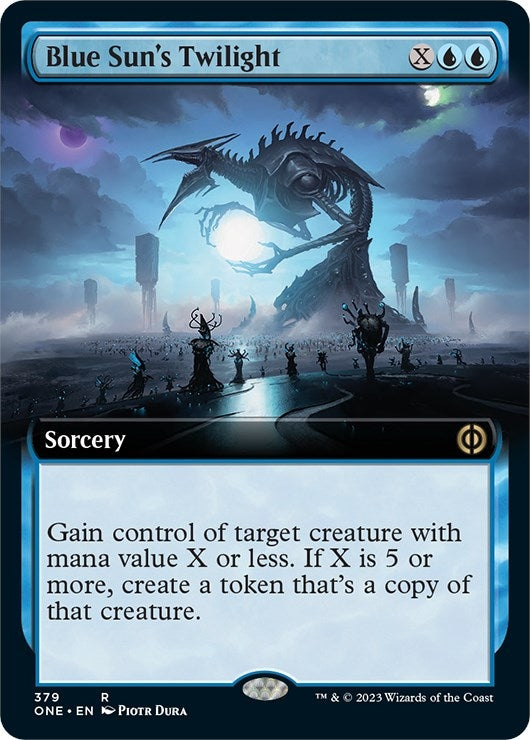 Image for Blue Sun's Twilight (Extended Art) (379) (Phyrexia: All Will Be One) - Magic: The Gathering