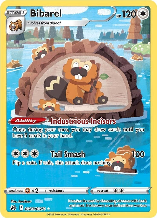 Image for Bibarel (GG25/GG70) (Crown Zenith: Galarian Gallery) - Pokemon