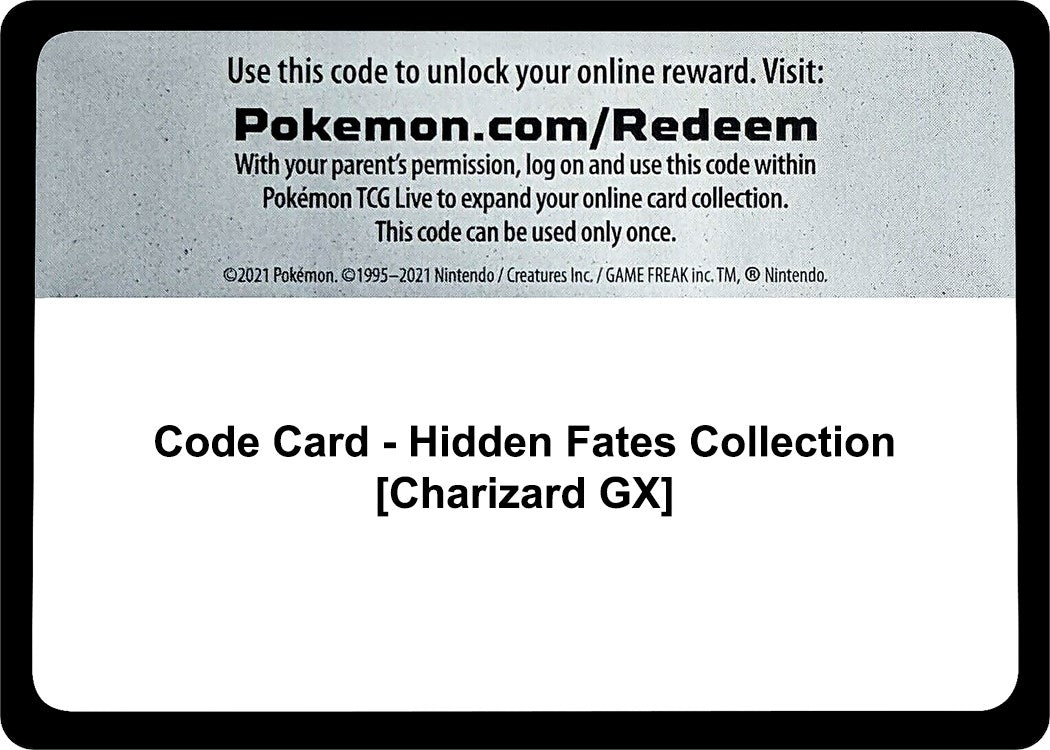 Image for Code Card - Hidden Fates Collection [Charizard GX] (Hidden Fates) - Pokemon