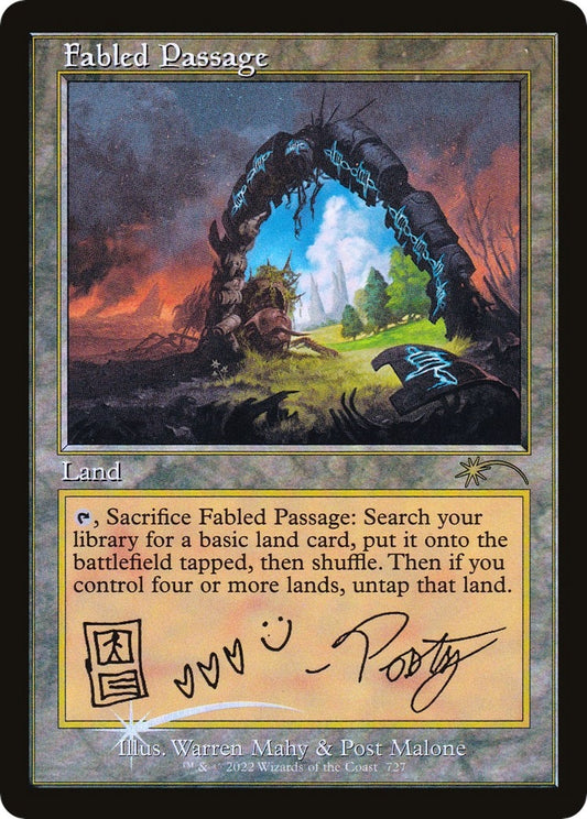 Image for Fabled Passage (Post Malone) (727) (Secret Lair Drop Series) - Magic: The Gathering
