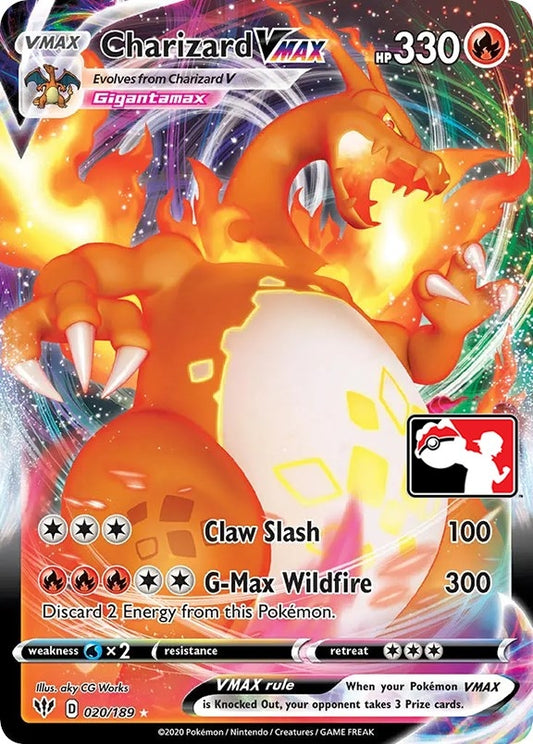 Image for Charizard VMAX (020/189) (Prize Pack Series Cards) - Pokemon