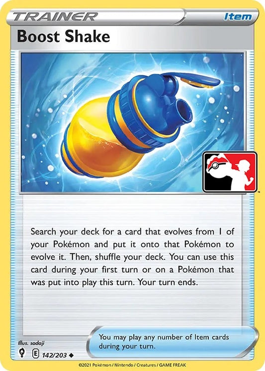 Image for Boost Shake (142/203) (Prize Pack Series Cards) - Pokemon