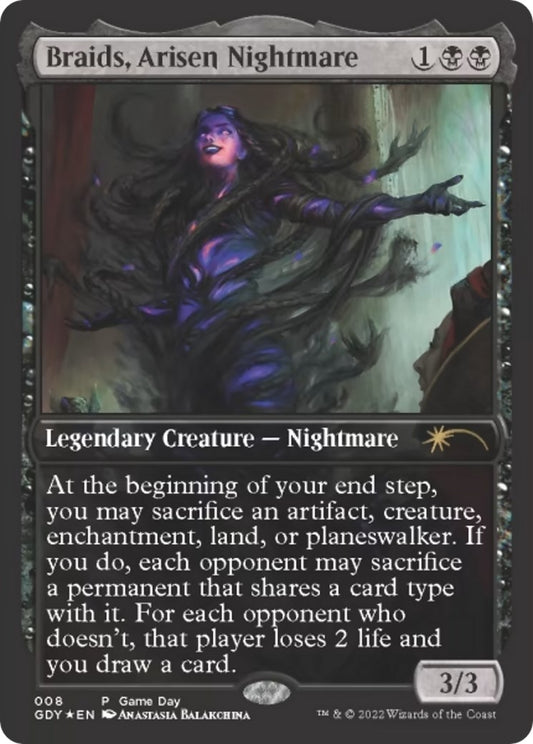Image for Braids, Arisen Nightmare (8) (Game Day & Store Championship Promos) - Magic: The Gathering