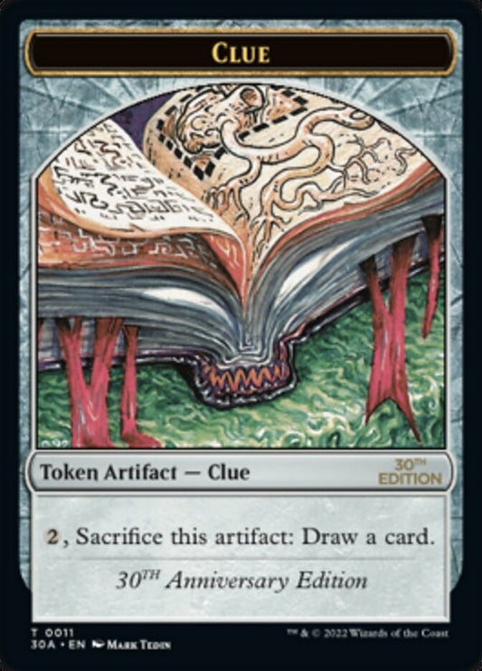 Image for Clue (0011) Token (11) (30th Anniversary Edition) - Magic: The Gathering