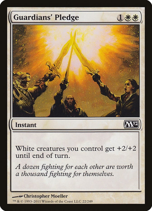 Image for Guardians' Pledge (22) (Magic 2012 (M12)) - Magic: The Gathering