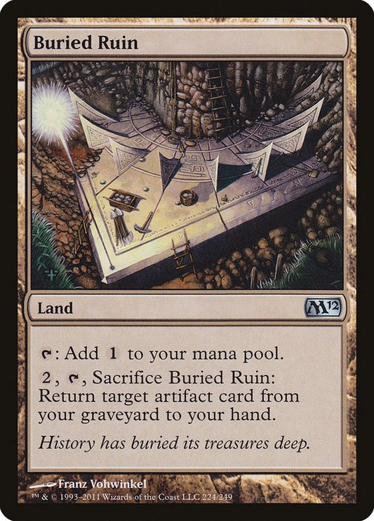 Image for Buried Ruin (224) (Magic 2012 (M12)) - Magic: The Gathering