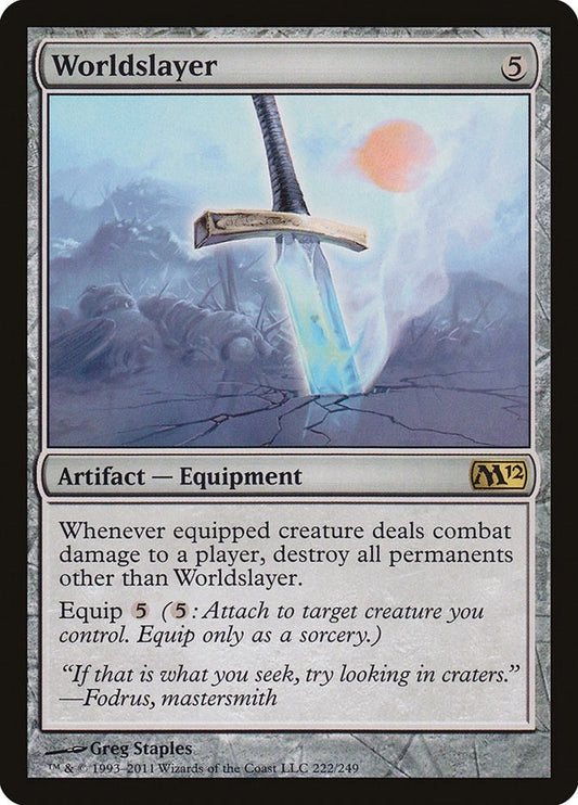 Image for Worldslayer (222) (Magic 2012 (M12)) - Magic: The Gathering
