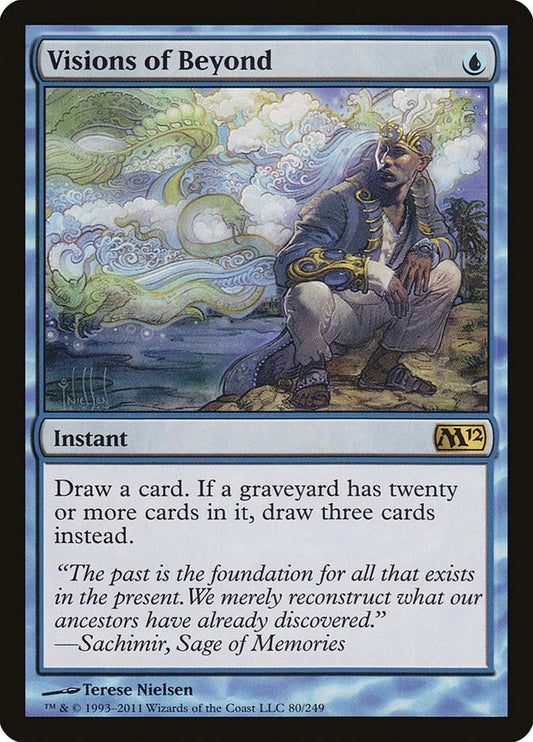 Image for Visions of Beyond (80) (Magic 2012 (M12)) - Magic: The Gathering