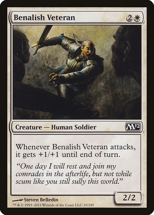 Image for Benalish Veteran (10) (Magic 2012 (M12)) - Magic: The Gathering