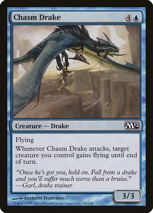 Image for Chasm Drake (48) (Magic 2012 (M12)) - Magic: The Gathering
