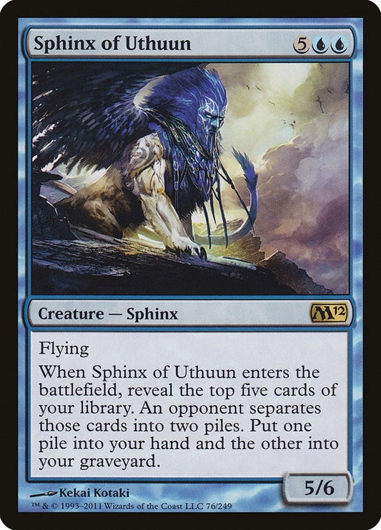 Image for Sphinx of Uthuun (76) (Magic 2012 (M12)) - Magic: The Gathering