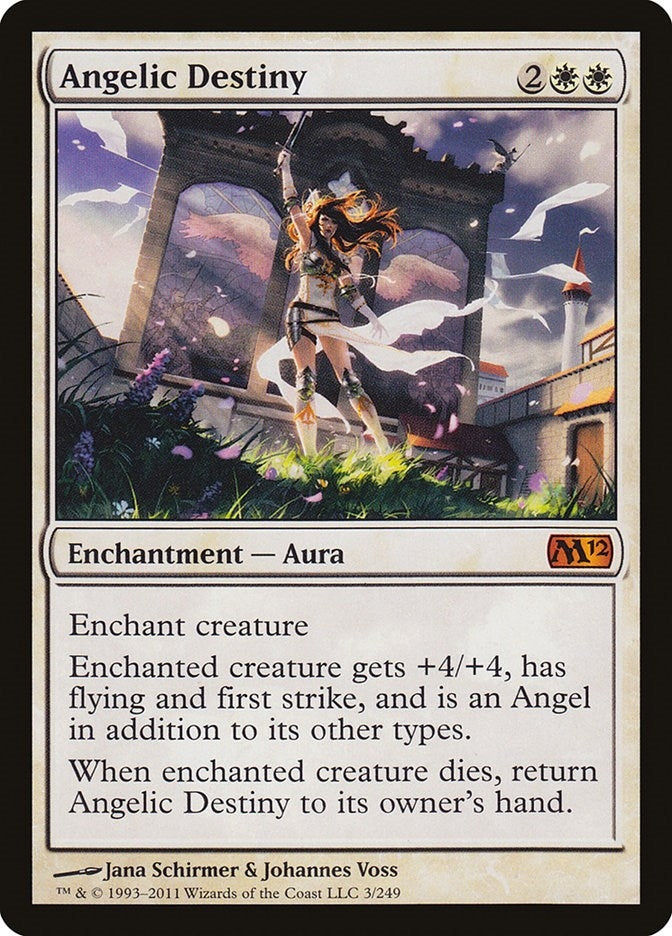 Image for Angelic Destiny (3) (Magic 2012 (M12)) - Magic: The Gathering