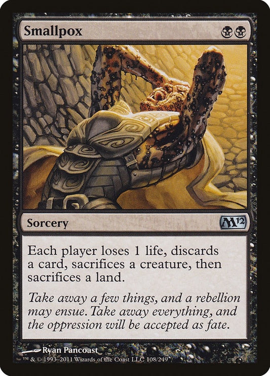 Image for Smallpox (108) (Magic 2012 (M12)) - Magic: The Gathering