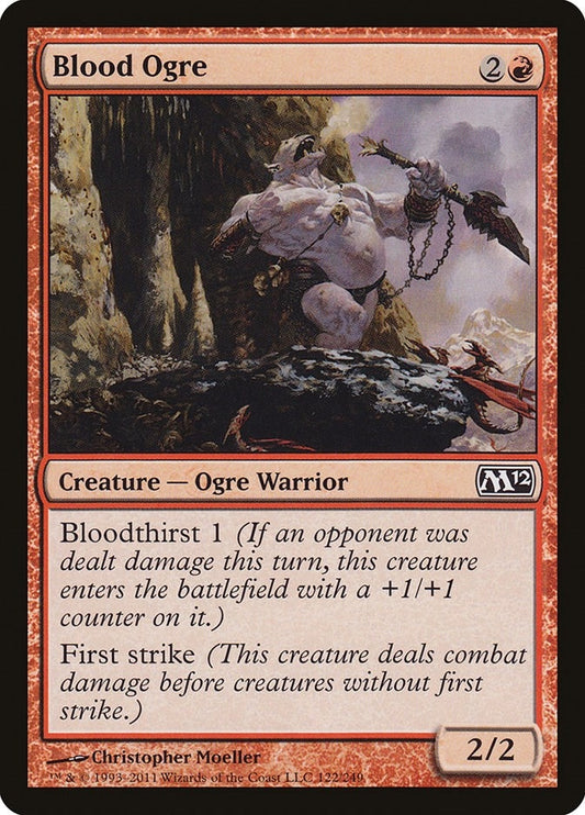 Image for Blood Ogre (122) (Magic 2012 (M12)) - Magic: The Gathering