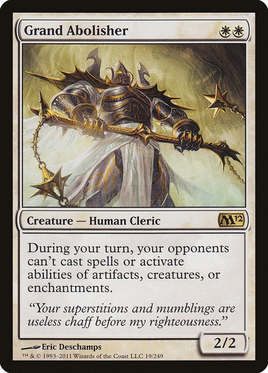 Image for Grand Abolisher (19) (Magic 2012 (M12)) - Magic: The Gathering
