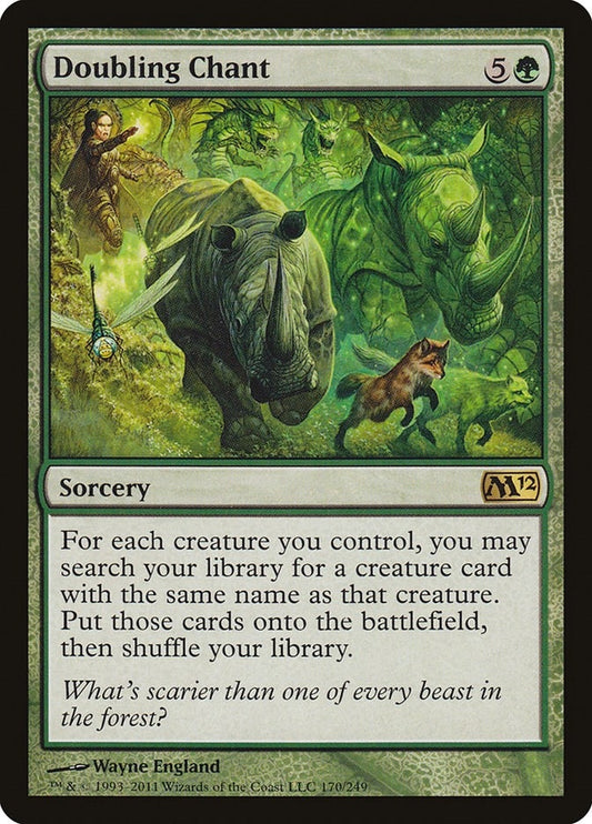 Image for Doubling Chant (170) (Magic 2012 (M12)) - Magic: The Gathering