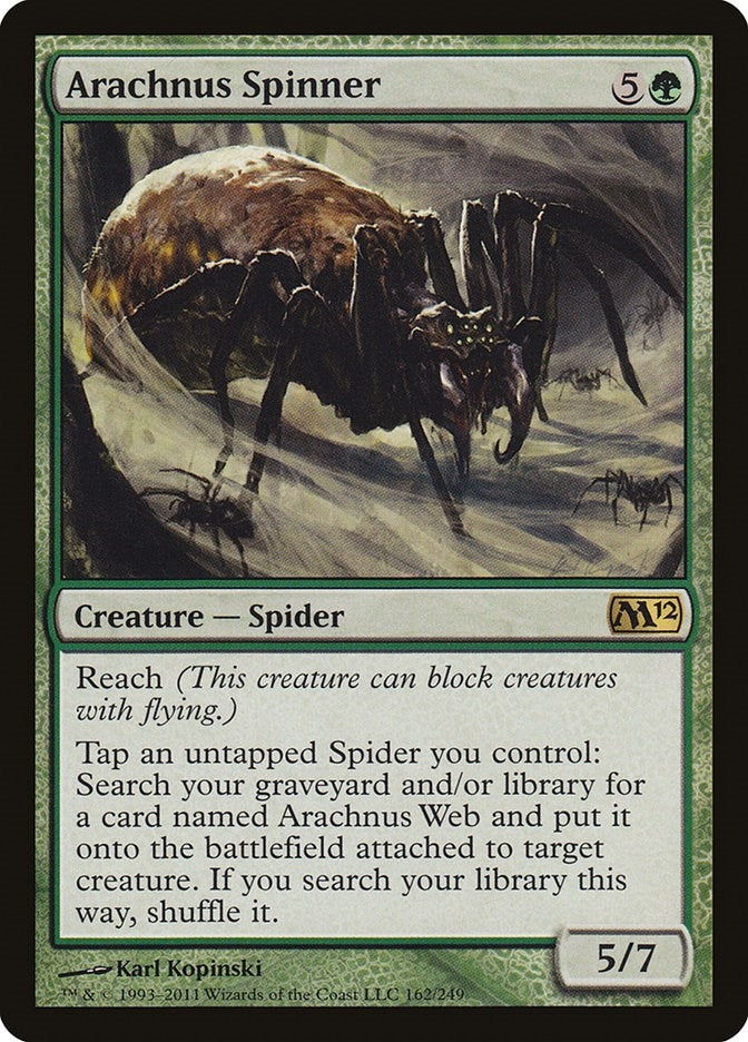 Image for Arachnus Spinner (162) (Magic 2012 (M12)) - Magic: The Gathering