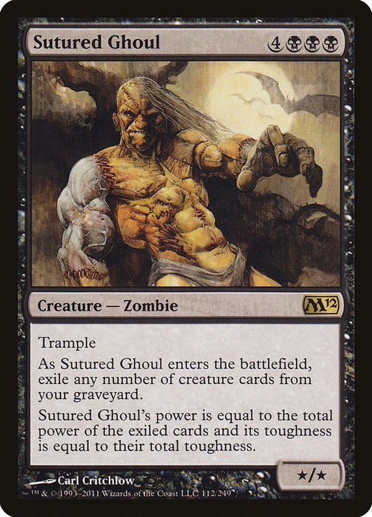 Image for Sutured Ghoul (112) (Magic 2012 (M12)) - Magic: The Gathering