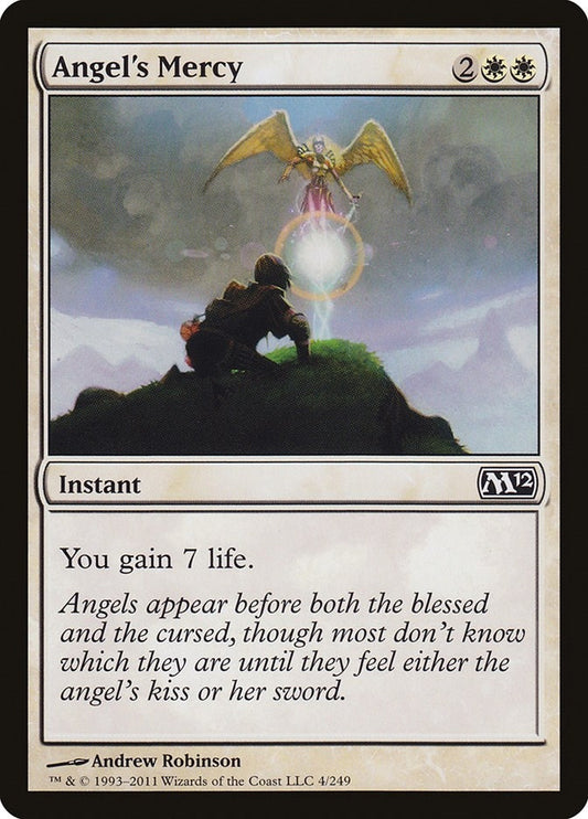 Image for Angel's Mercy (4) (Magic 2012 (M12)) - Magic: The Gathering