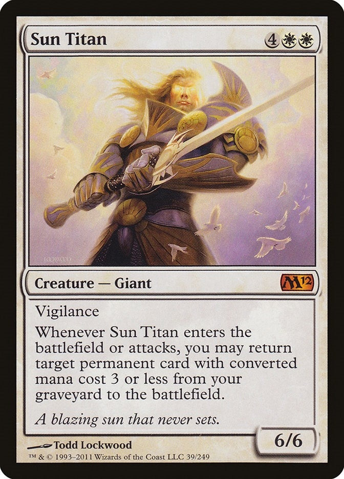 Image for Sun Titan (39) (Magic 2012 (M12)) - Magic: The Gathering