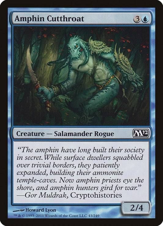 Image for Amphin Cutthroat (43) (Magic 2012 (M12)) - Magic: The Gathering