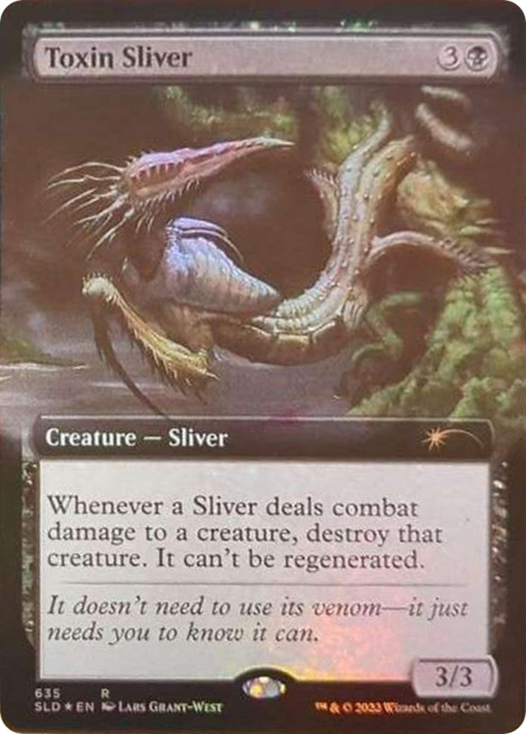 Image for Toxin Sliver (Extended Art) (635) (Secret Lair Drop Series) - Magic: The Gathering