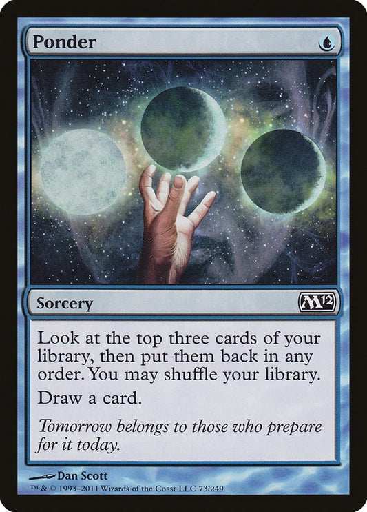 Image for Ponder (73) (Magic 2012 (M12)) - Magic: The Gathering