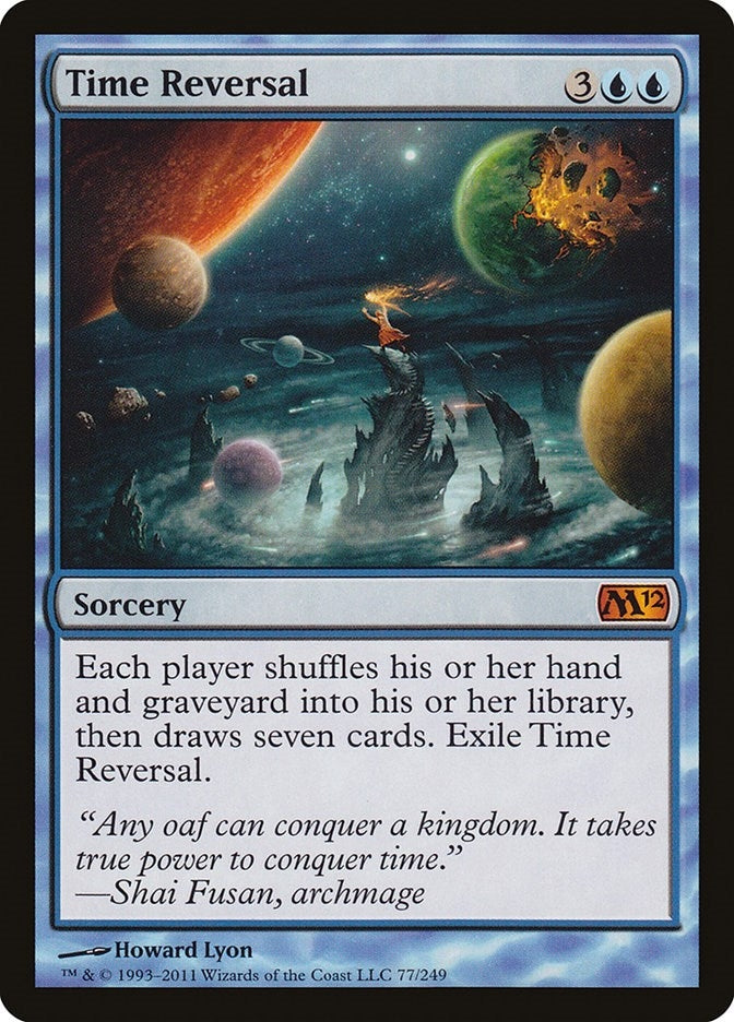 Image for Time Reversal (77) (Magic 2012 (M12)) - Magic: The Gathering
