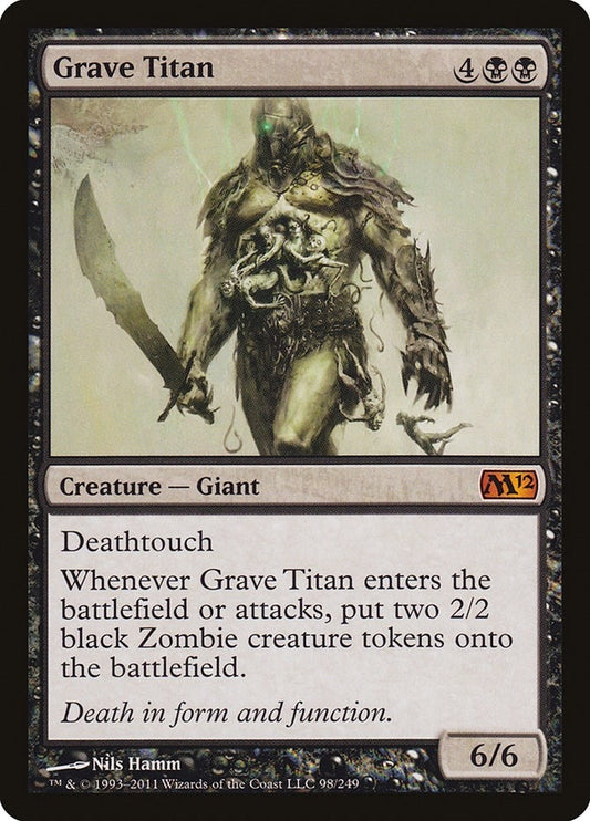 Image for Grave Titan (98) (Magic 2012 (M12)) - Magic: The Gathering