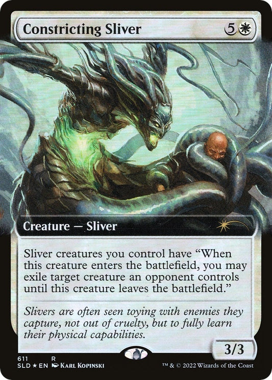Image for Constricting Sliver (Extended Art) (611) (Secret Lair Drop Series) - Magic: The Gathering