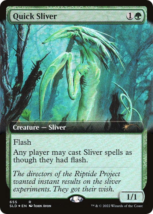Image for Quick Sliver (Extended Art) (655) (Secret Lair Drop Series) - Magic: The Gathering