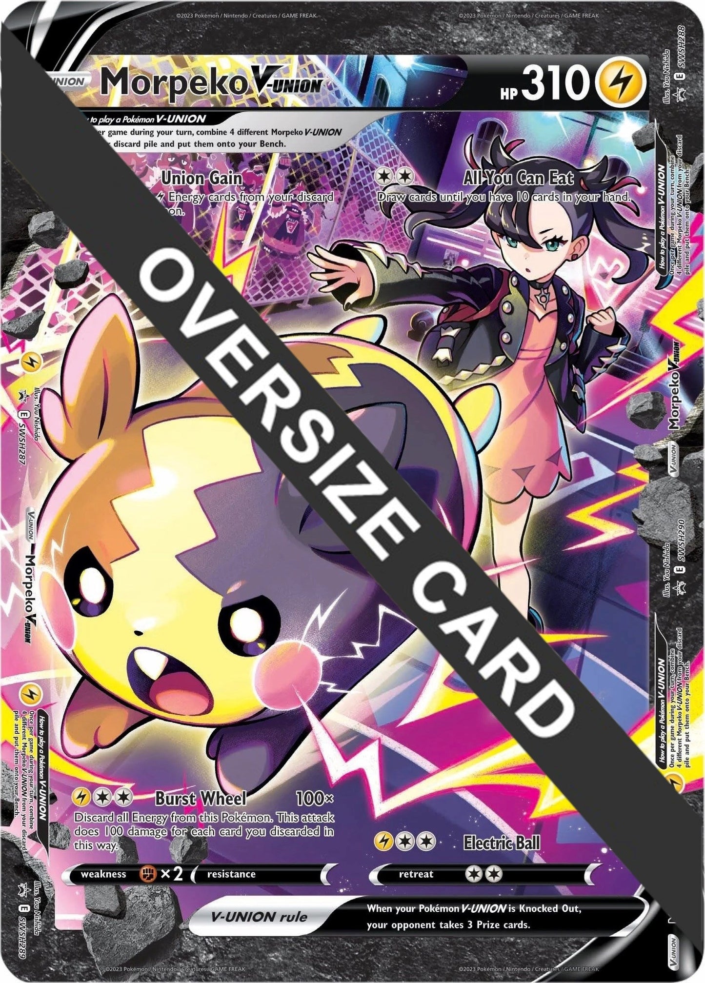 Image for Morpeko V-Union (SWSH287-290) (SWSH290) (Jumbo Cards) - Pokemon