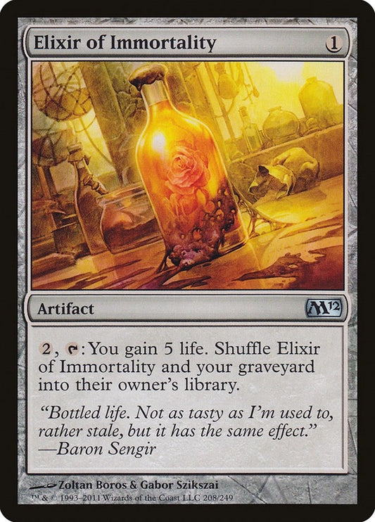 Image for Elixir of Immortality (208) (Magic 2012 (M12)) - Magic: The Gathering