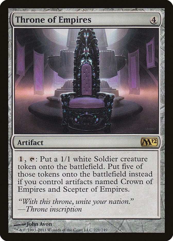Image for Throne of Empires (221) (Magic 2012 (M12)) - Magic: The Gathering