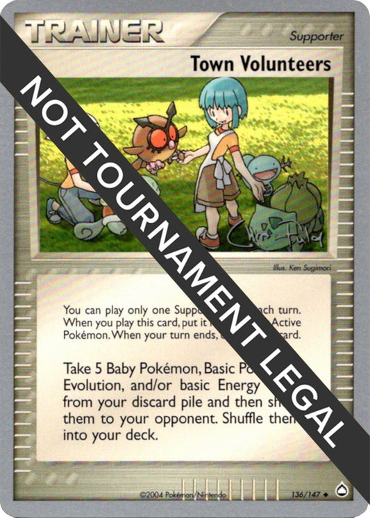Image for Town Volunteers - 2004 (Chris Fulop) (136/147) (World Championship Decks) - Pokemon