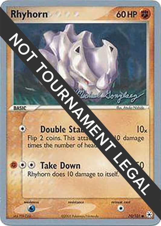 Image for Rhyhorn - 2005 (Michael Gonzalez) (70/101) (World Championship Decks) - Pokemon